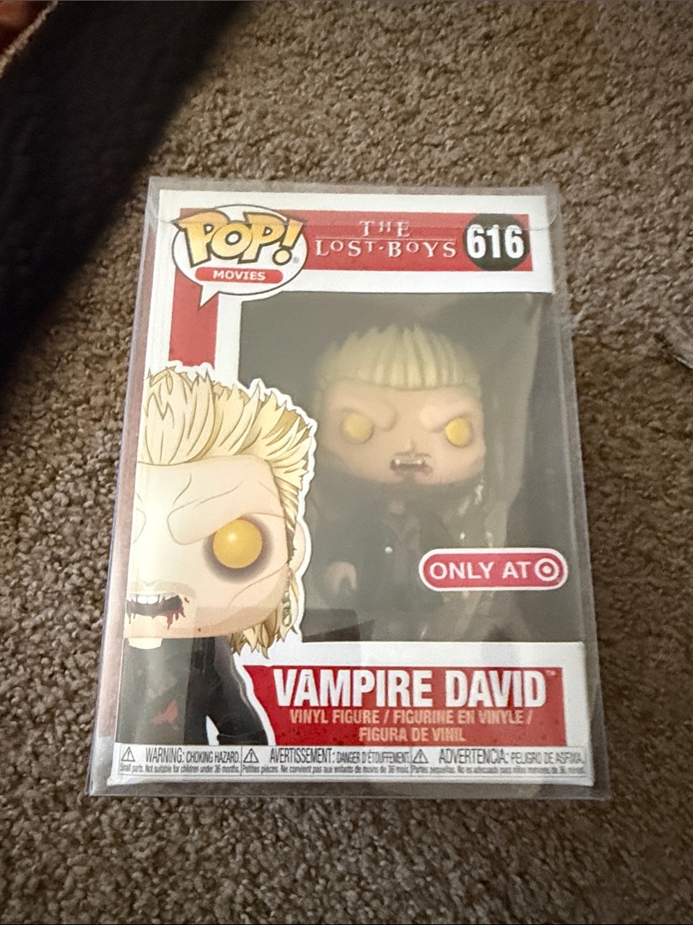 Funko Pop! Vampire David Vinyl Figure - Blonde, Yellow